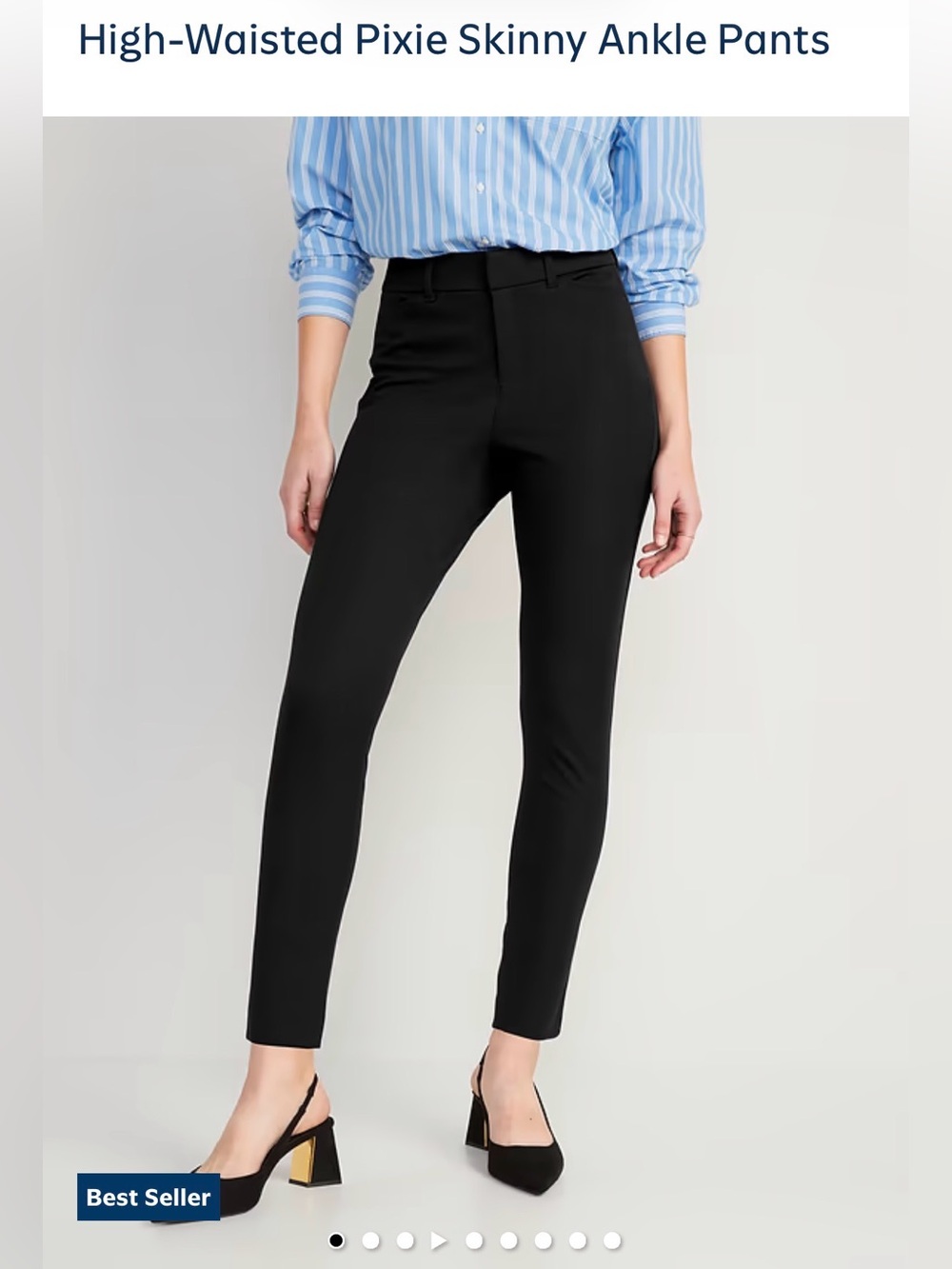 High-Waisted Pixie Skinny Ankle Pants (2 pair)